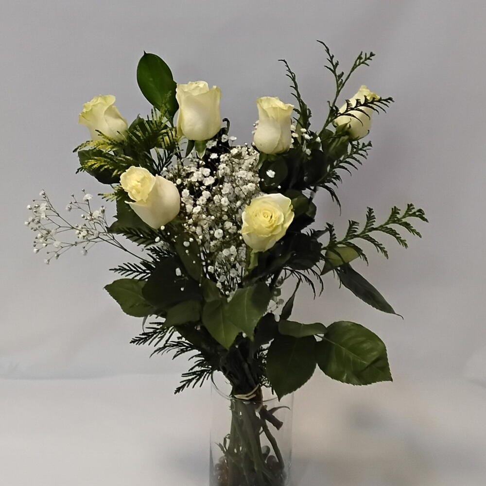 Ramo Estrellita – Rosas Blancas Elegantes para Regalo