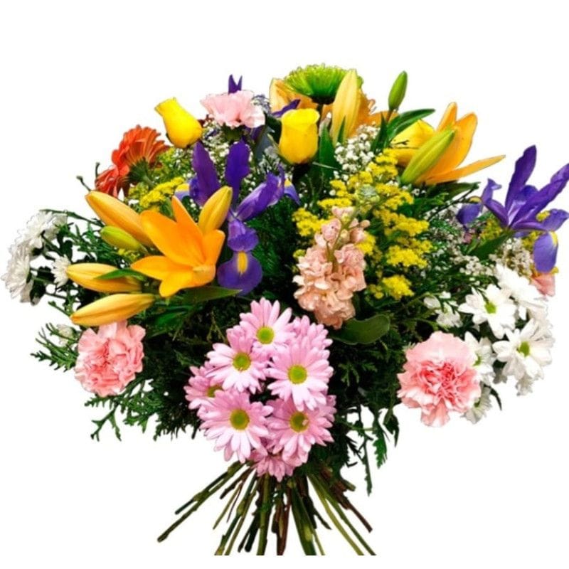 Ramo Romeo – Liliums Orientales y Rosas Rojas Elegantes